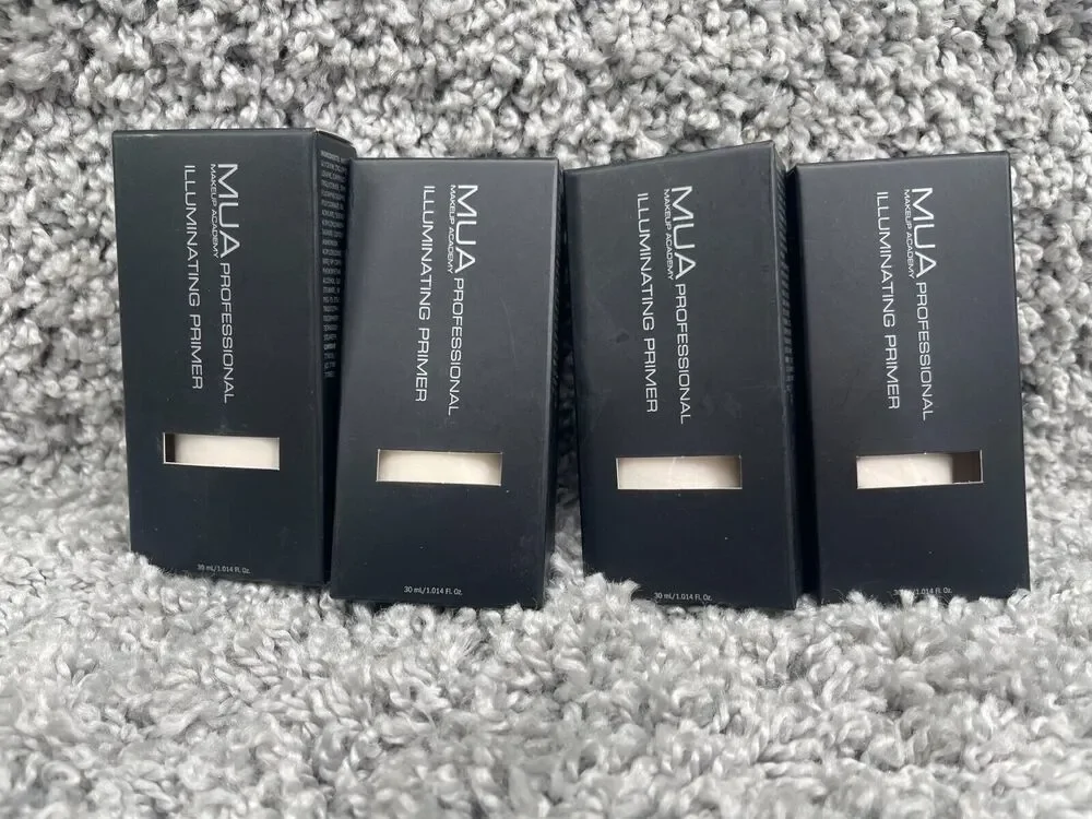 Lot Of 4 Mua Make Up Academy Professional Illuminating Primer 1.014 fl oz